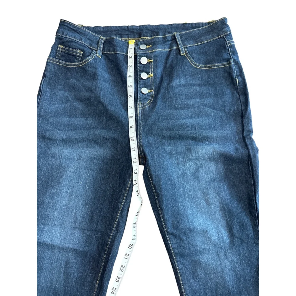 Women's Unbranded Jeans Blue XXL - Picture 3 of 6